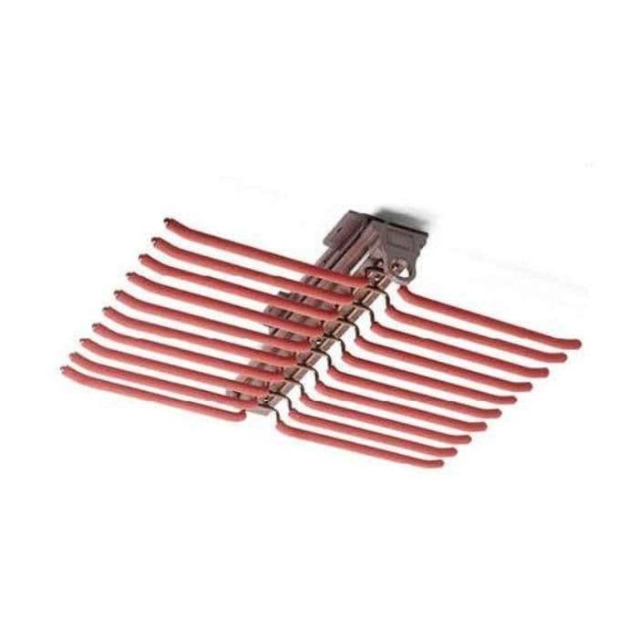 Hettich Top Mounted Pants Rack with Two Row 700 mm - Mocha Finish