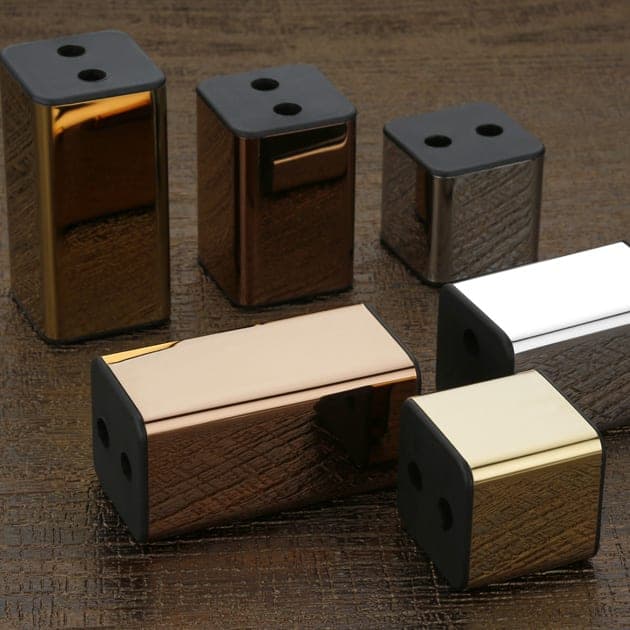 Furniture Leg PVD Gold Finish 4 Inch