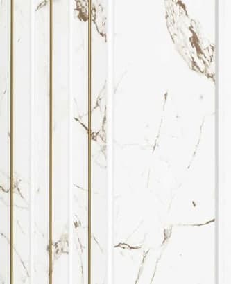 GL 15134 White with Gold Line (9.5ft X 7")
