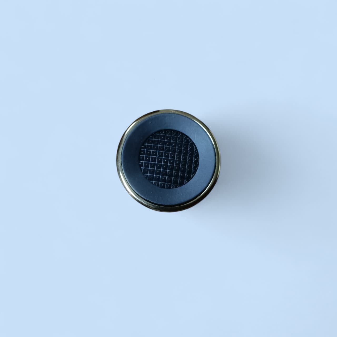 Dual Tone Textured Round Cabinet Knob